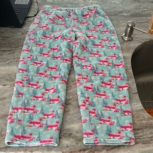Vineyard Vines Kids Pajama Bottoms in Blue and Pink